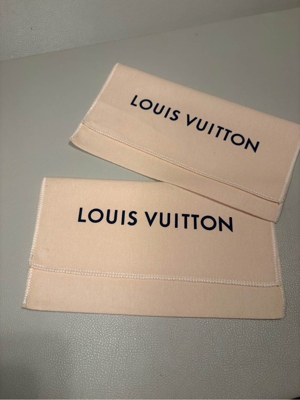Set of 2 Louis Vuitton Dust Pouches – 9” x 5”